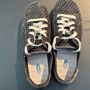 Dr. Scholl's Black and White Women's Sneakers